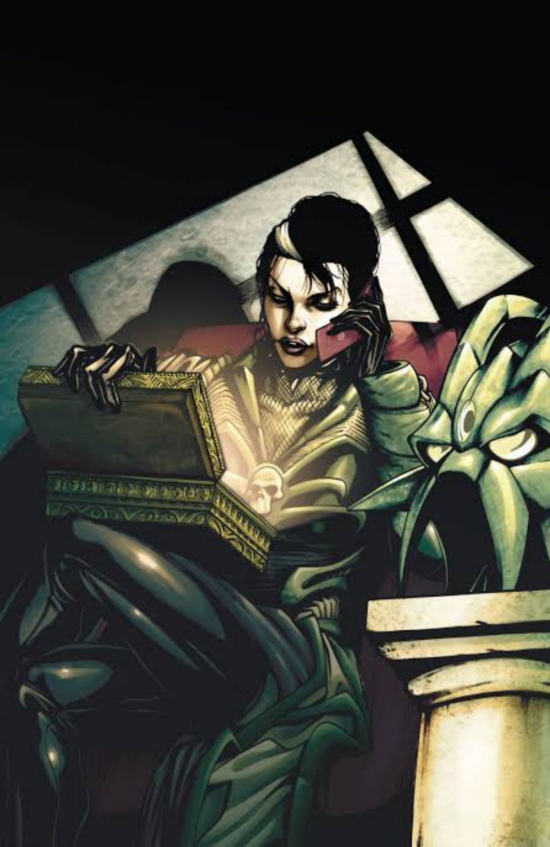 Valentina Allegra de Fontaine hatching an evil plan as Madame Hydra (Image via Marvel Comics)