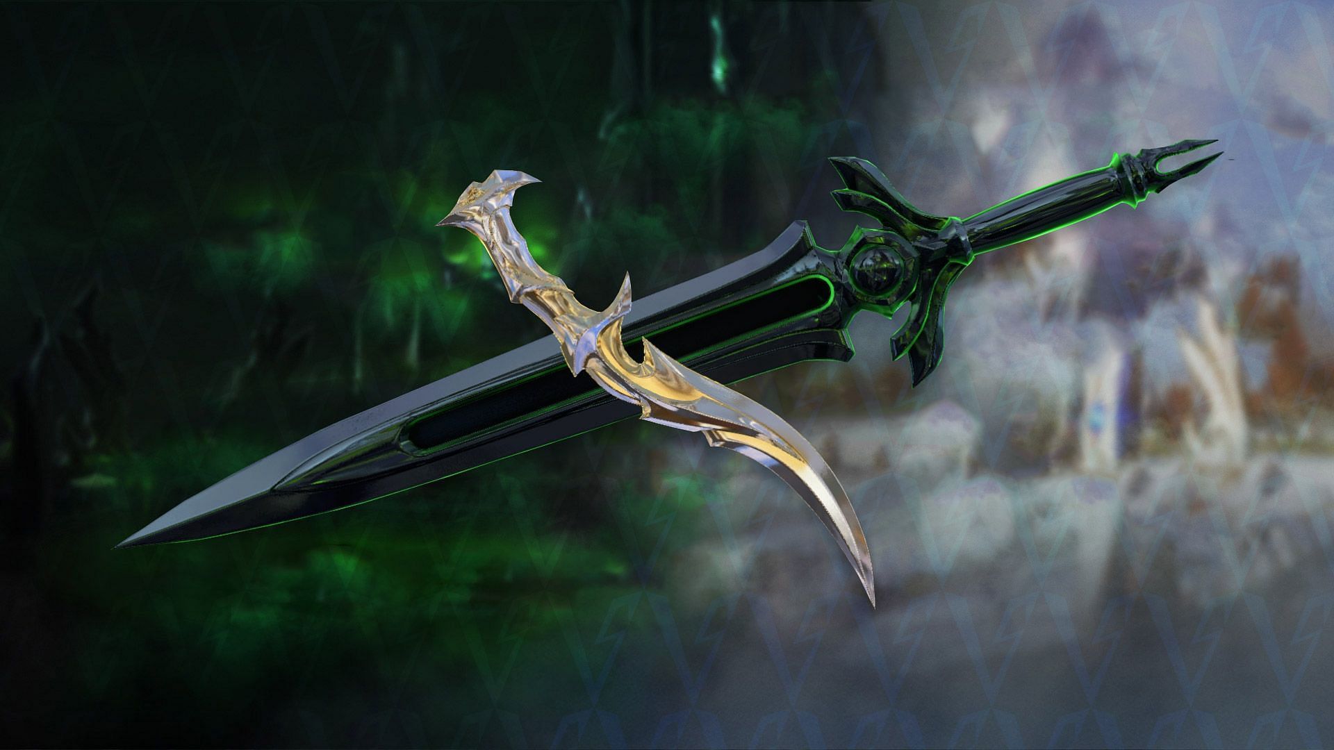 Tethered Realms Prosperity Melee Skin(Image via Riot Games)