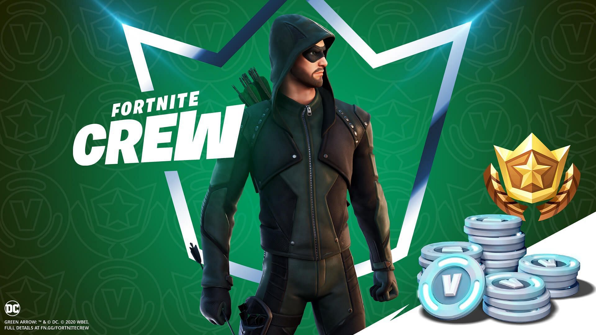 Green Arrow was another disappointing choice for subscribers. (Image via Epic Games)