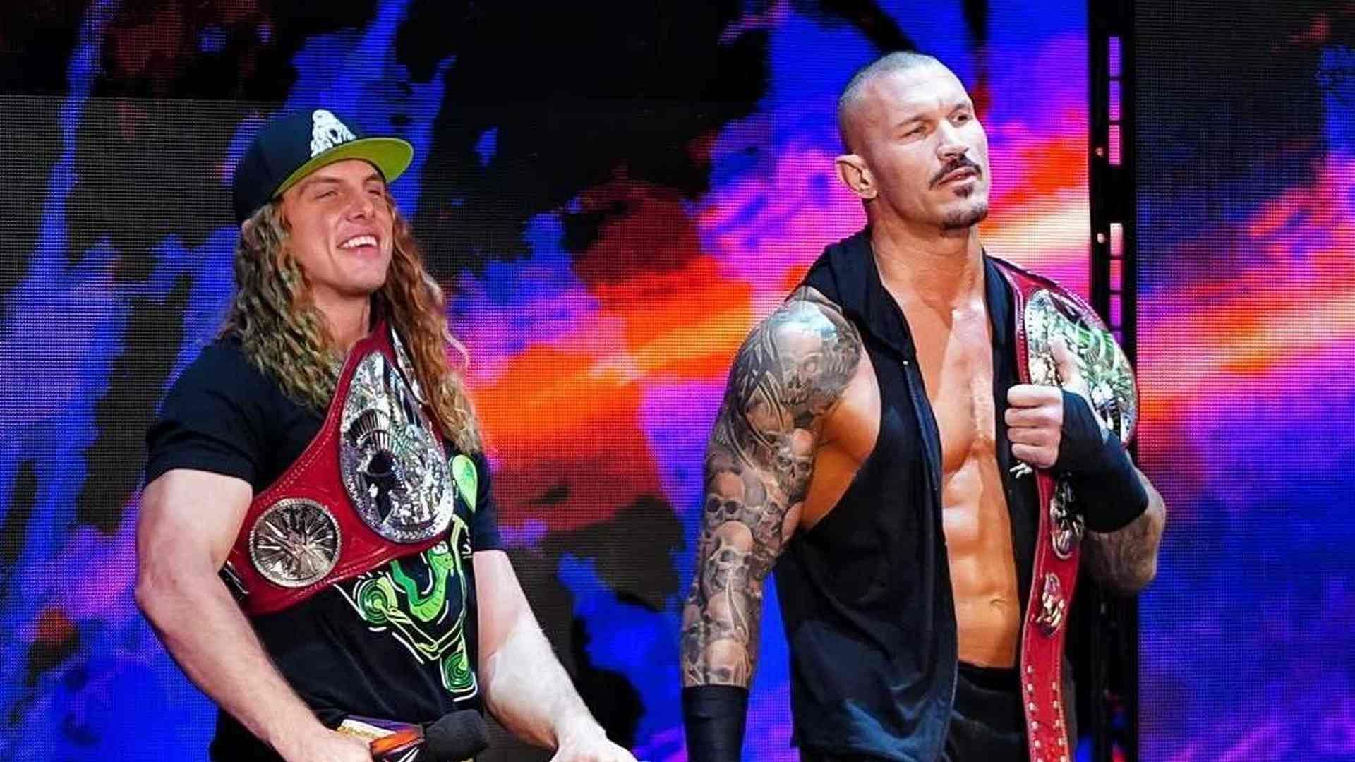 Riddle and Randy Orton have fantastic chemistry together.