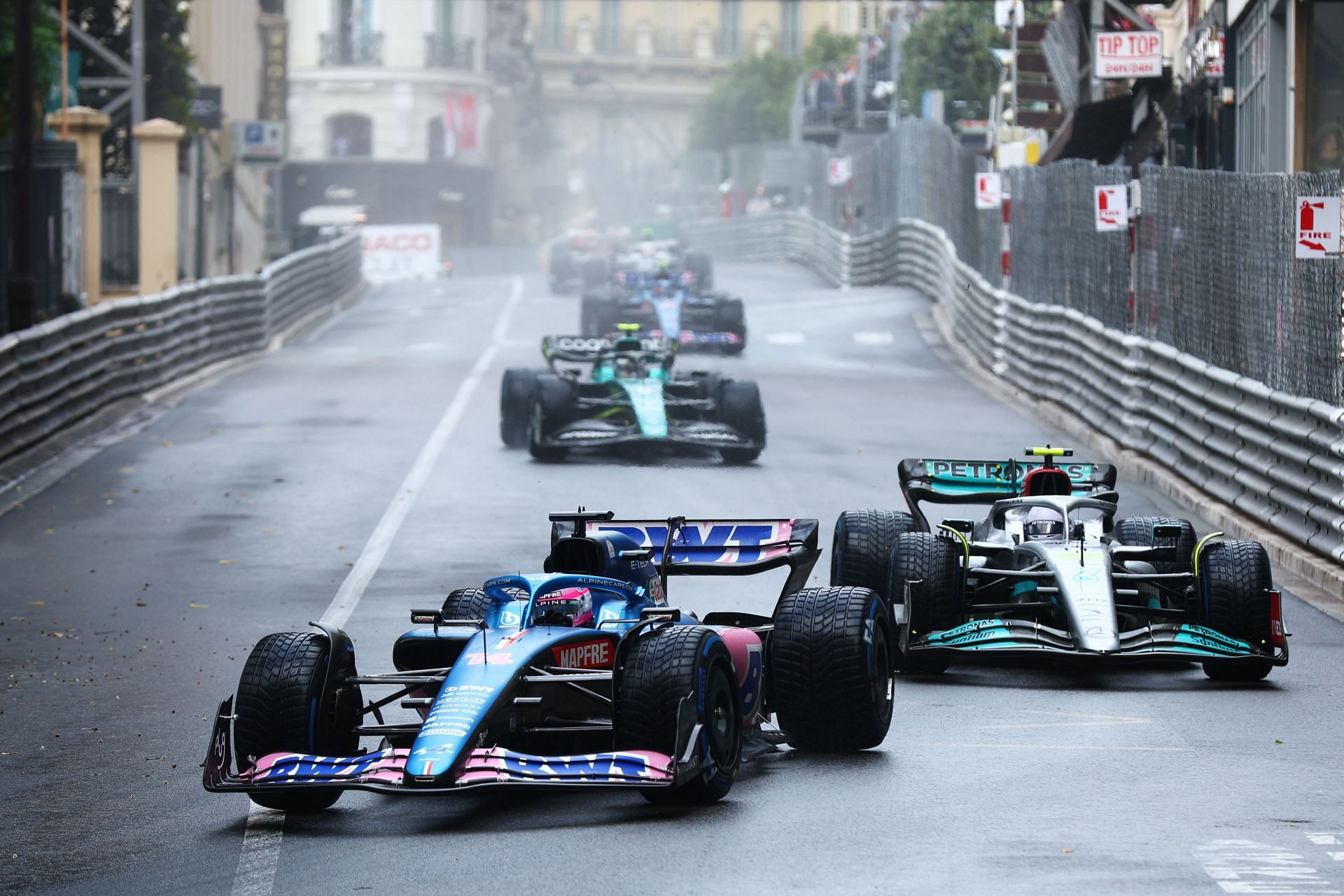 F1 Grand Prix of Monaco - A frustrated Lewis Hamilton trails Fernando Alonso