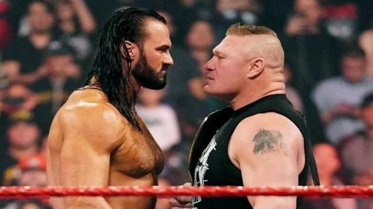 McIntyre and Lesnar have had quite the WWE rivalry.
