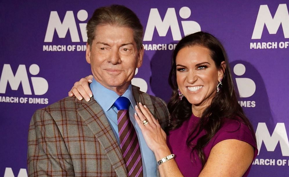 Vince McMahon and Stephanie McMahon!