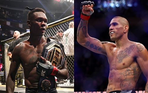 Israel Adesanya (left), Alex Pereira (right)