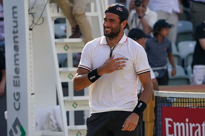 Watch: Matteo Berrettini receives unexpected marriage proposal from fan at the Queen's Club Championships