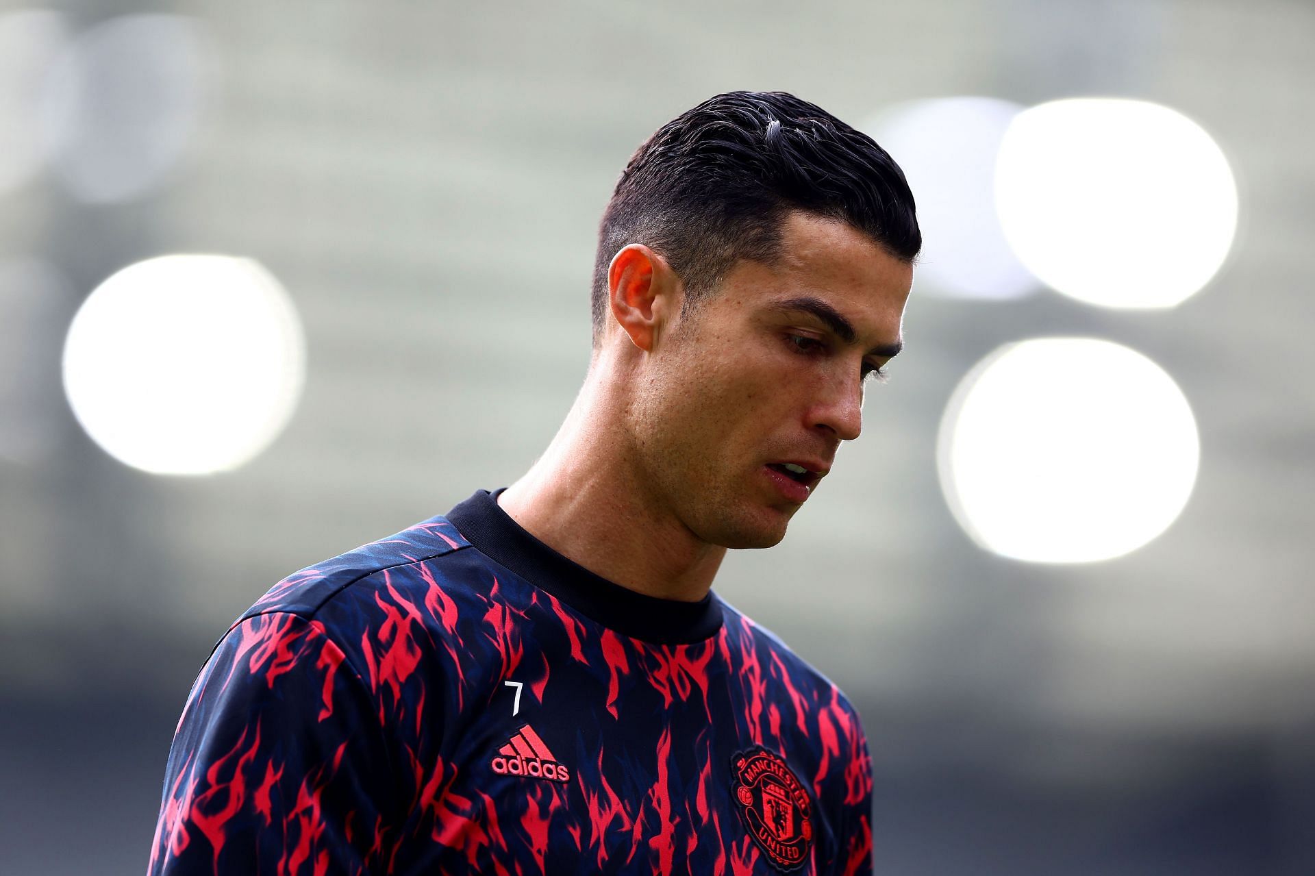 Cristiano Ronaldo is unimpressed by some of the infrastructure at Manchester United