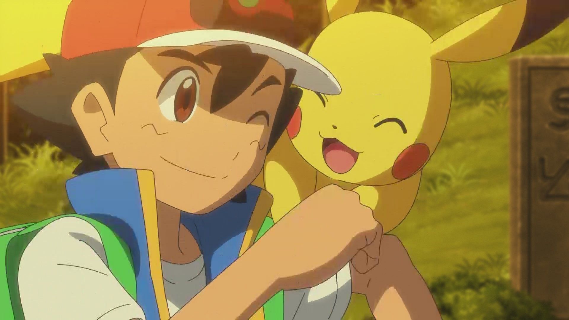 Pikachu and Ash during their Journey&#039;s adventure (Image credit: OLM Incorporated, Pokemon Master Journeys: The series)