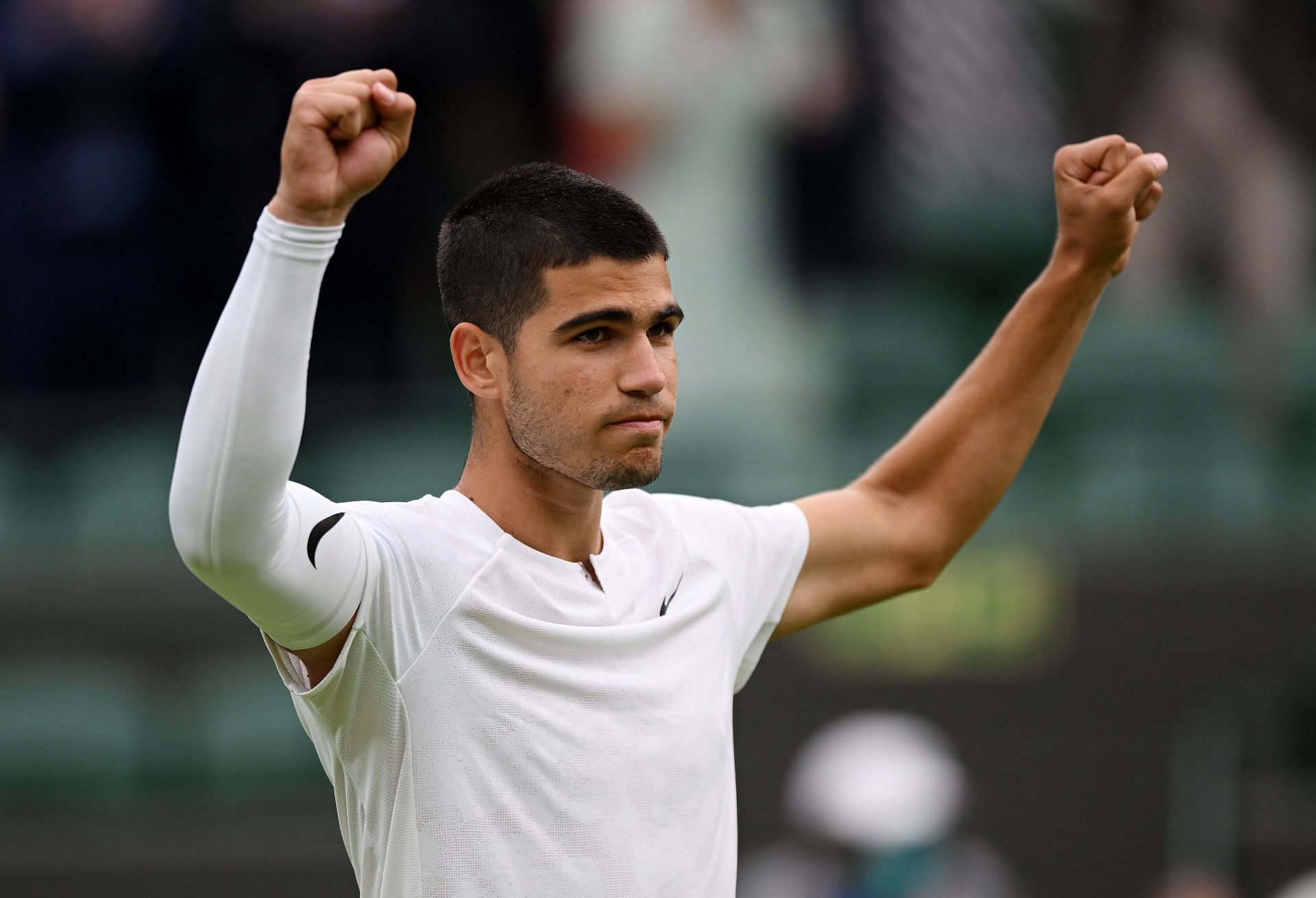 Carlos Alcaraz at the 2022 Wimbledon Champioships