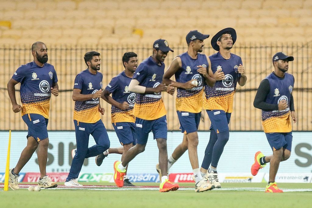 The Nellai Royal Kings team practicing before a TNPL match (Image Courtesy: Flickr)