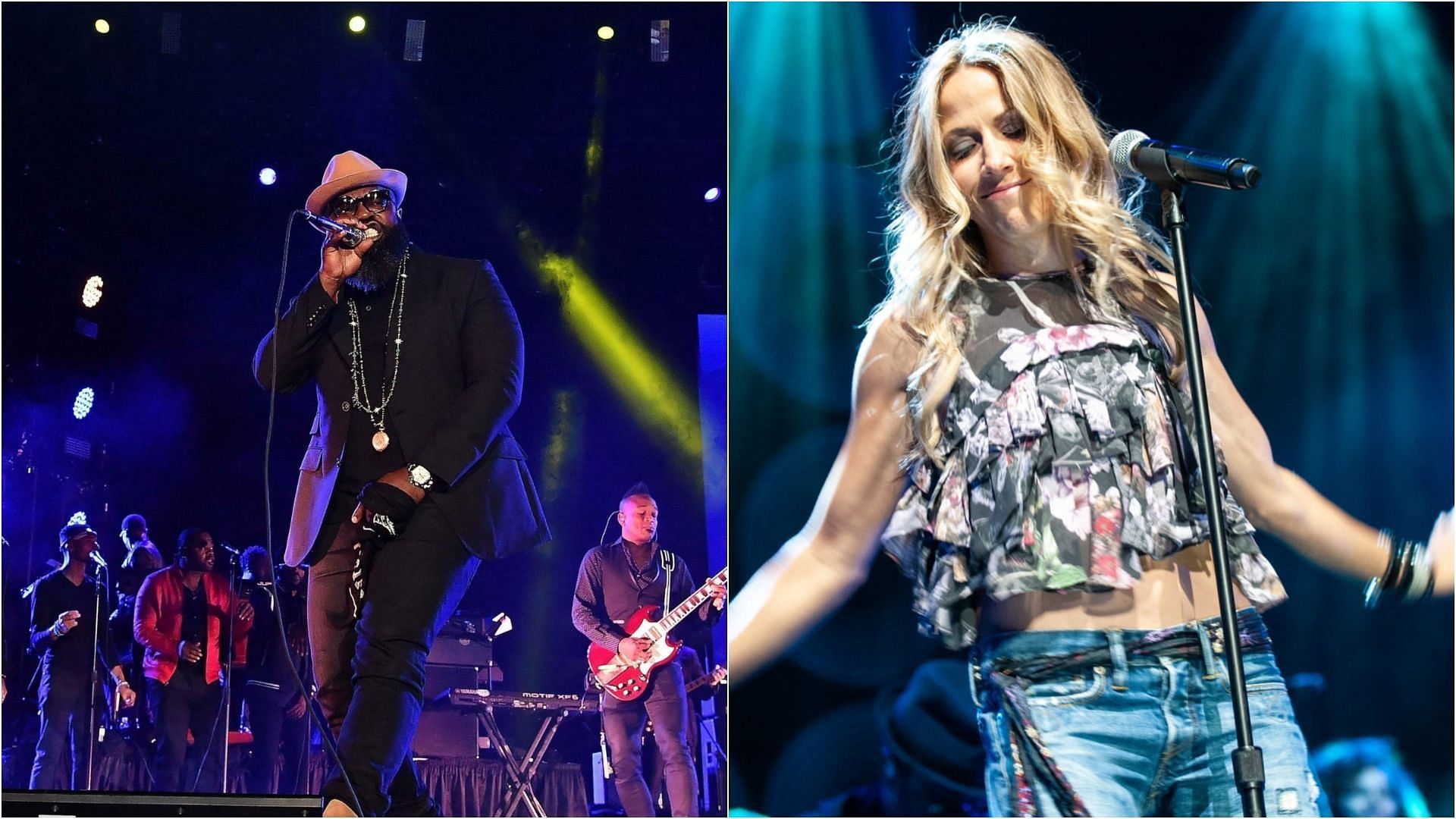 The Roots and Sheryl Crow are among the headliners at The Big Climate Thing. (Images via Getty and Facebook)