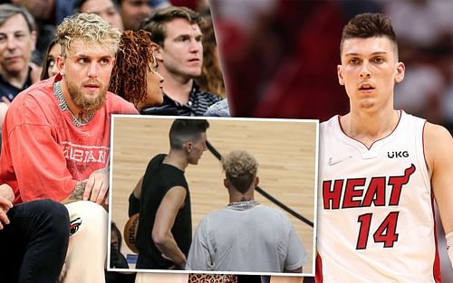 Jake Paul (left), Tyler Herro (right) [Images courtesy of TobinShow on YouTube]