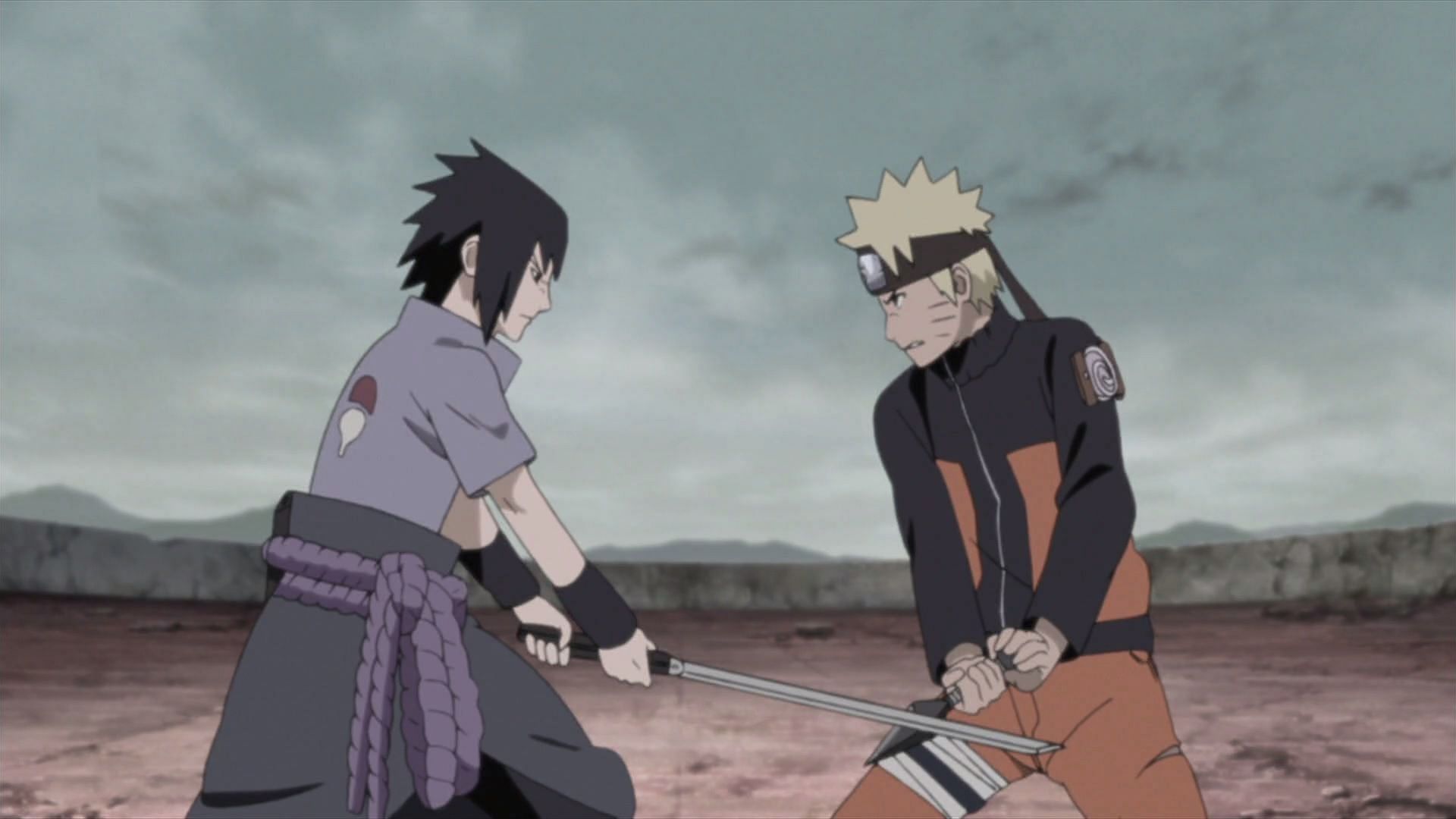 Naruto Uzumaki and Sasuke Uchiha (Image via Studio Pierrot)