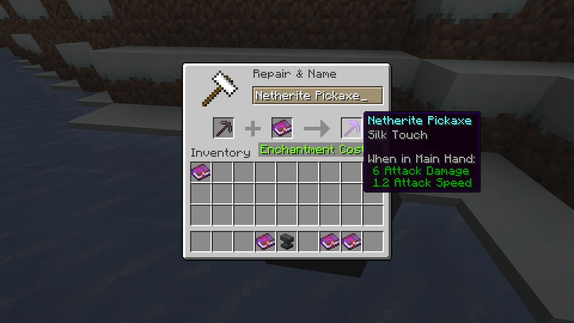 Silk Touch enchanted book (Image via Mojang)