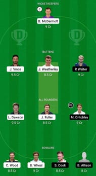 HAM vs ESS Fantasy Suggestion Team 1