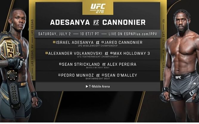 What are the latest UFC 276 odds?