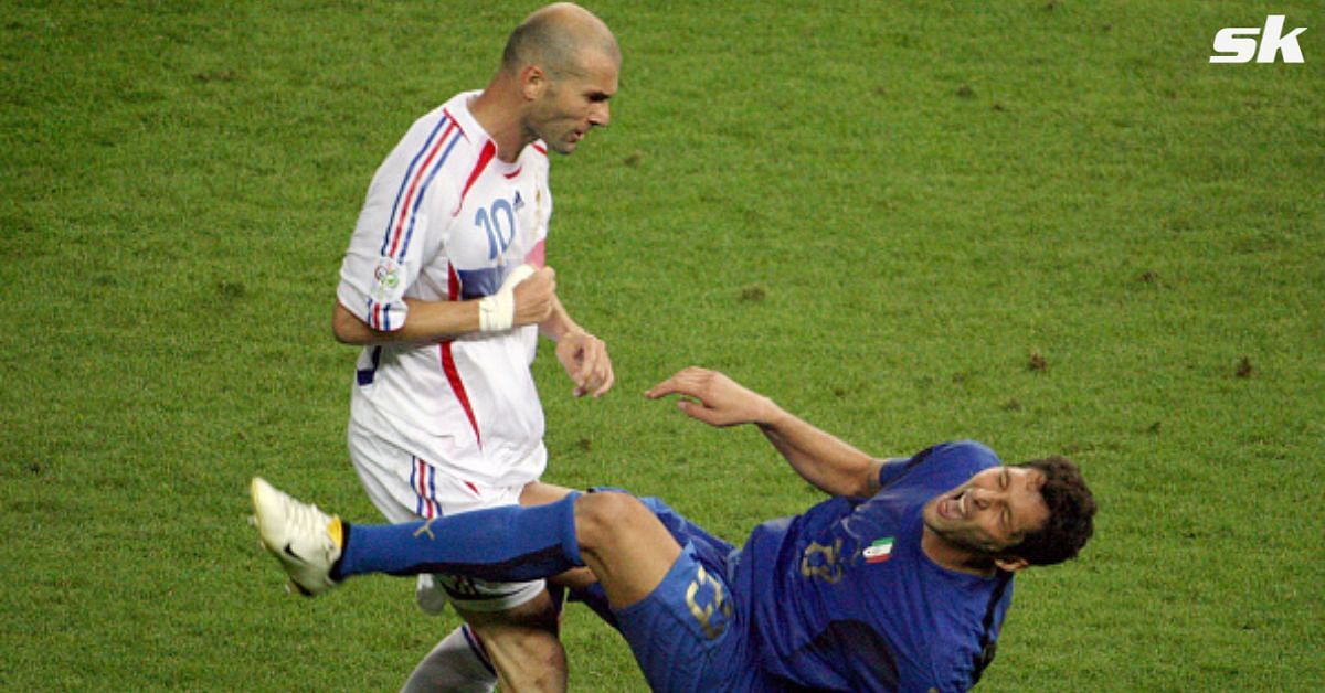The FIFA 2006 World Cup final saw Zinedine Zidane delivering the infamous headbutt