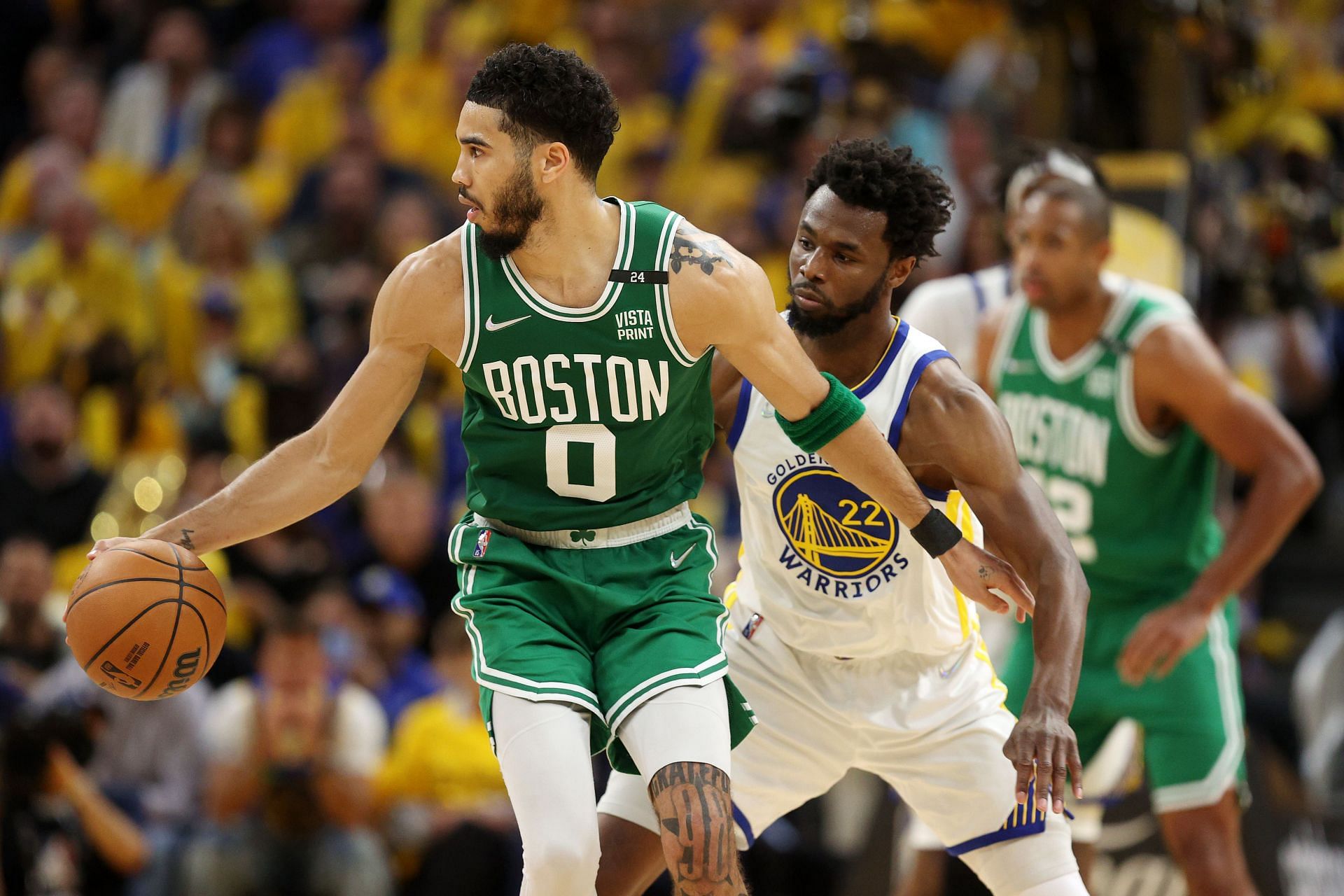 Jayson Tatum struggled with his shooting for the most part in Game 2 of the 2022 NBA Finals.