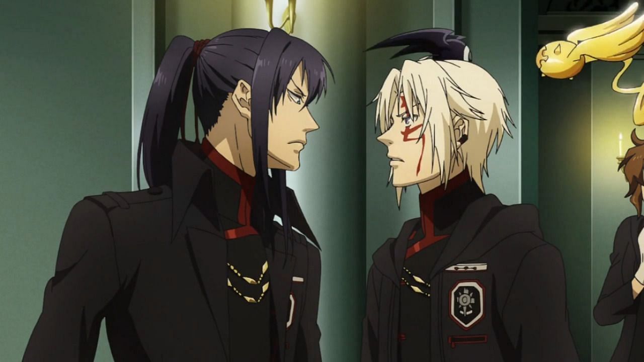 Kanda (left) and Walker (right) as seen in the D.Gray-man anime (Image via TMS Entertainment)