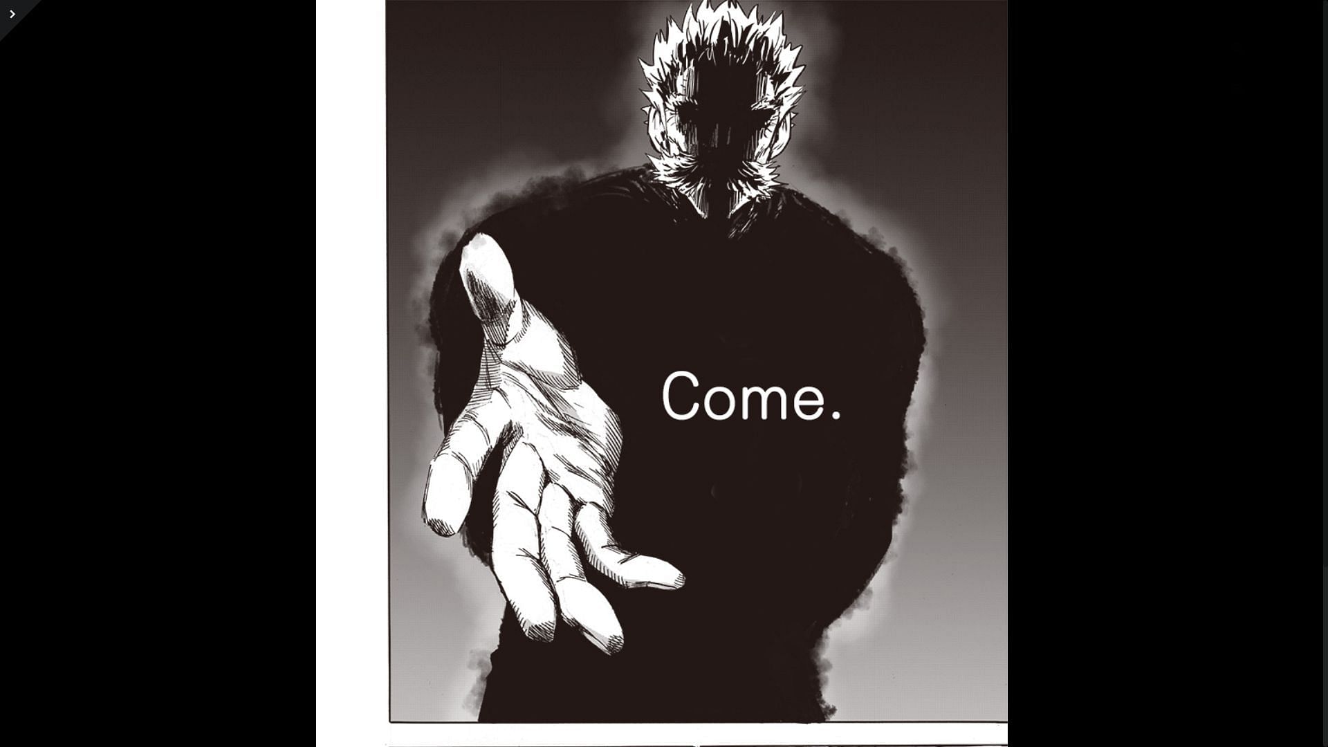 God disguising himself as Garou&#039;s former master (image via Yusuke Murata/Shueisha, Viz, One Punch Man)