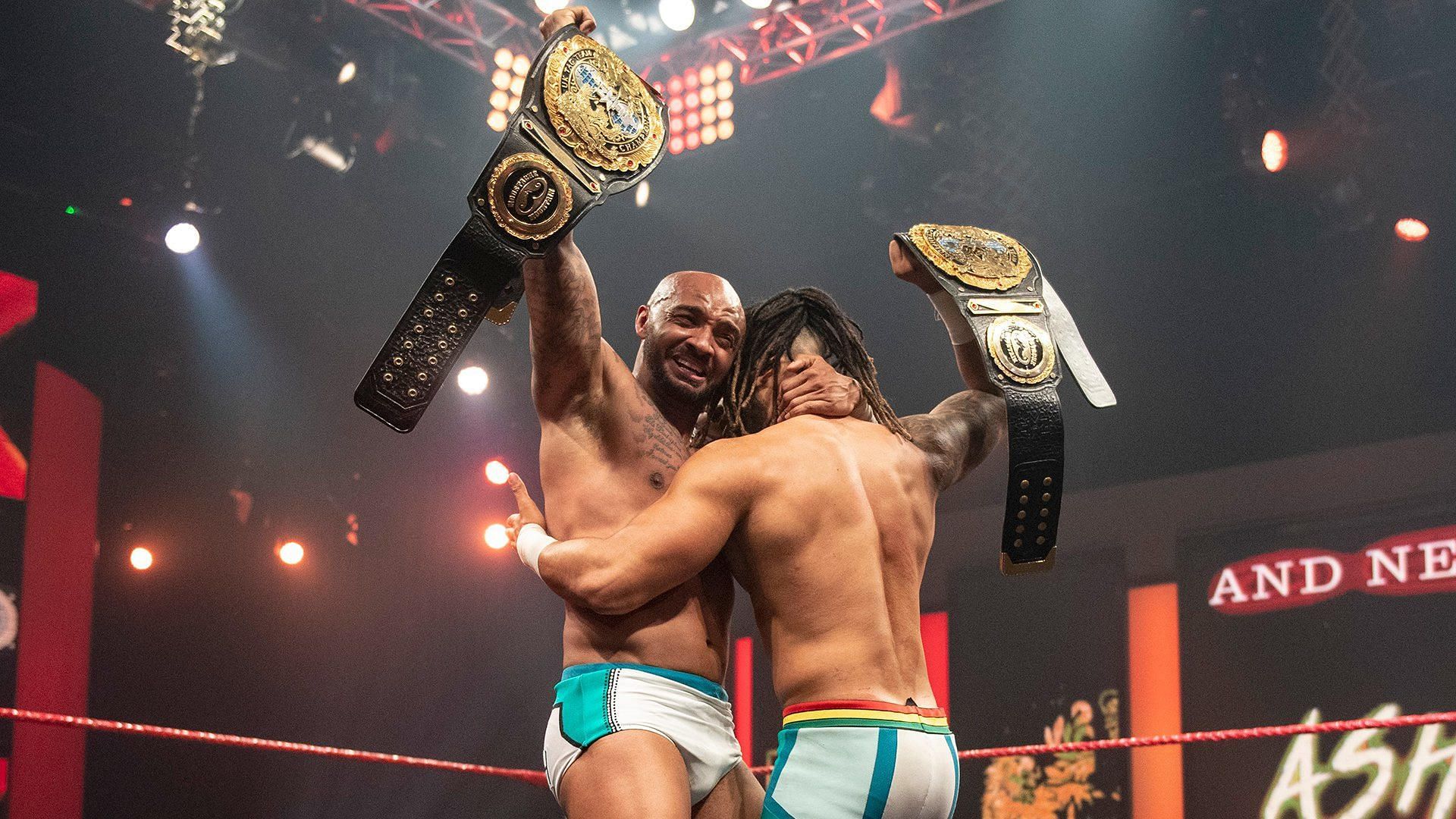 Ashton Smith and Oliver Carter were crowned the new NXT UK Tag Team Champions