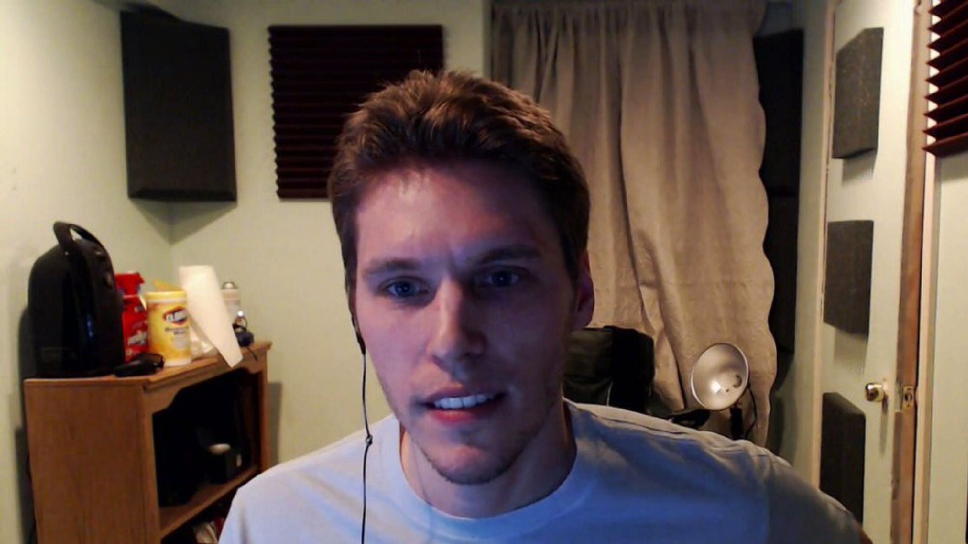 Jerma985 showed a &#039;naked&#039; picture of himself while playing a SMITE tournament (Image via jerma985/Twitter)