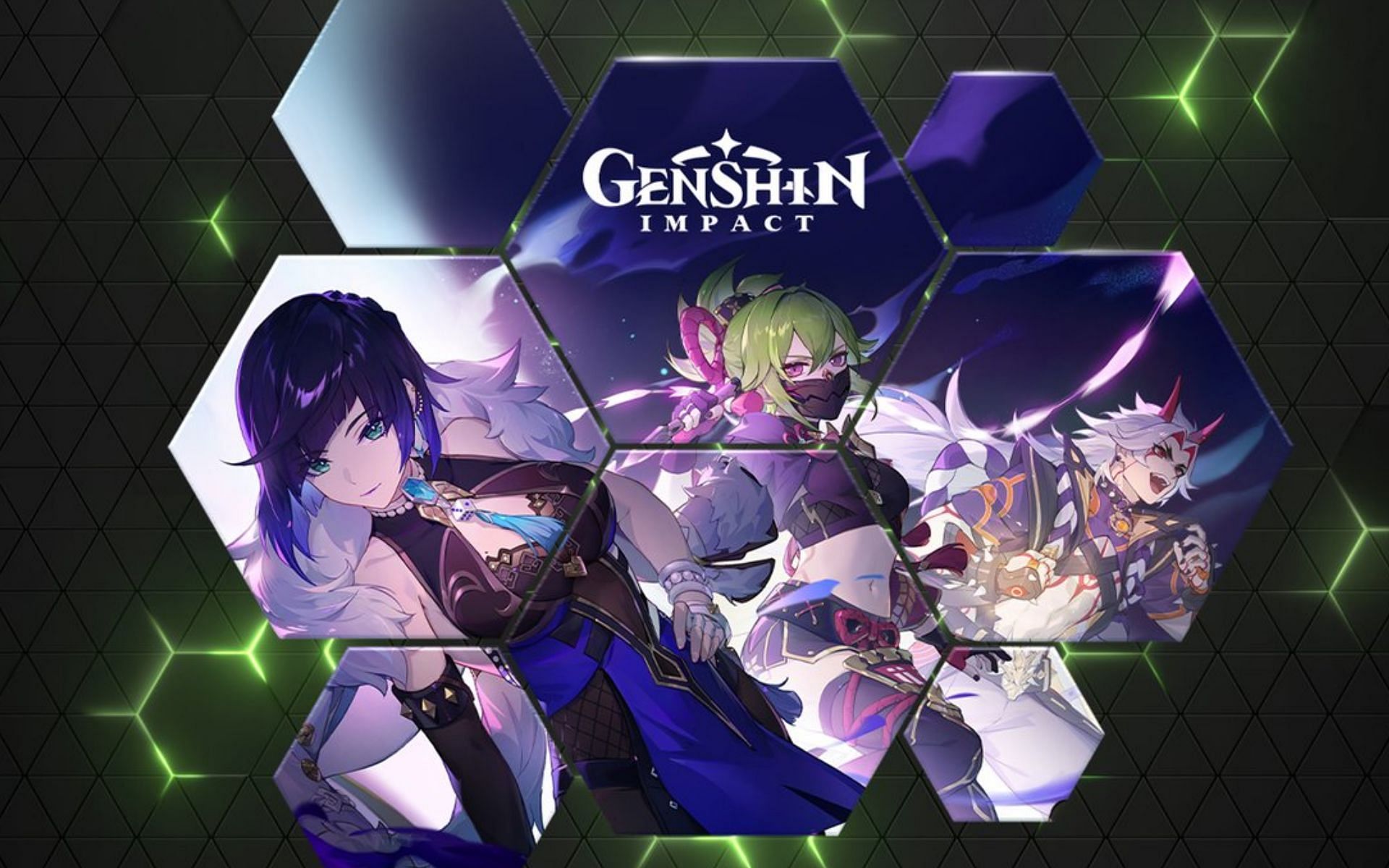The official advertisement used in this Genshin Impact promotion (Image via NVIDIA, HoYoverse)