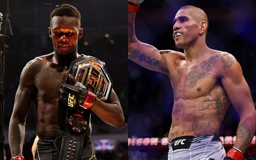 Israel Adesanya (left) and Alex Pereira (right)