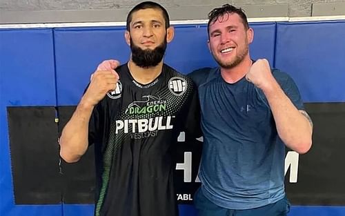 Khamzat Chimaev (left) and Darren Till (right) (Image via Instagram/Darren Till)