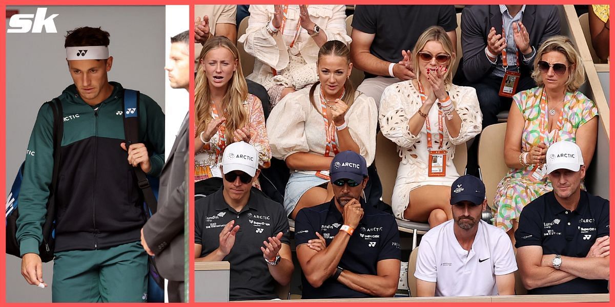 Casper Ruud&#039;s family was there to support him during the French Open final