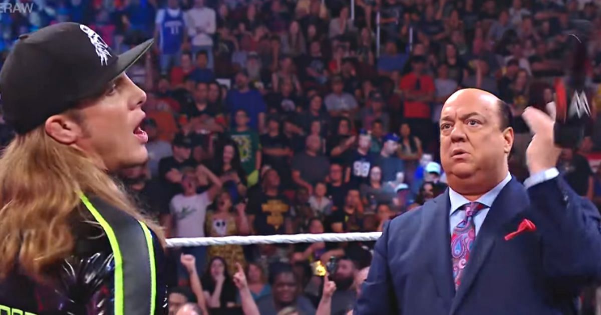 Riddle and Heyman had a back-and-forth on Monday Night RAW.