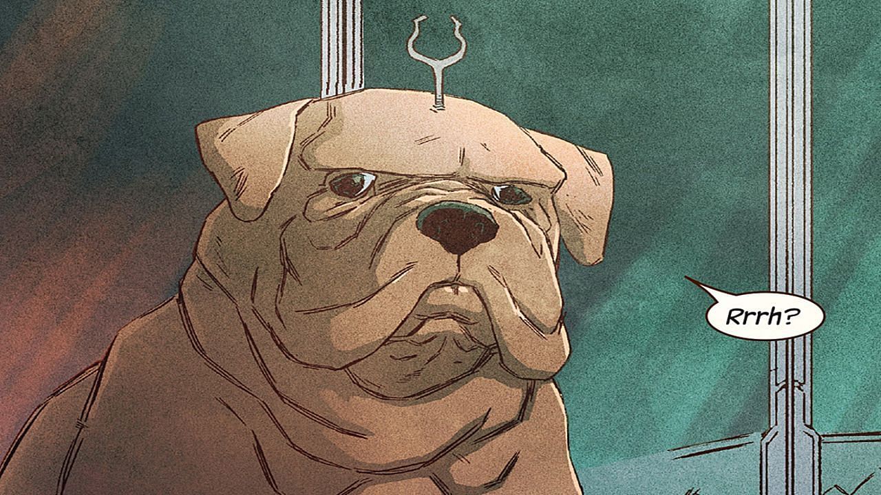 The royal family&#039;s royal dog and teleporter (Image via Marvel Comics)