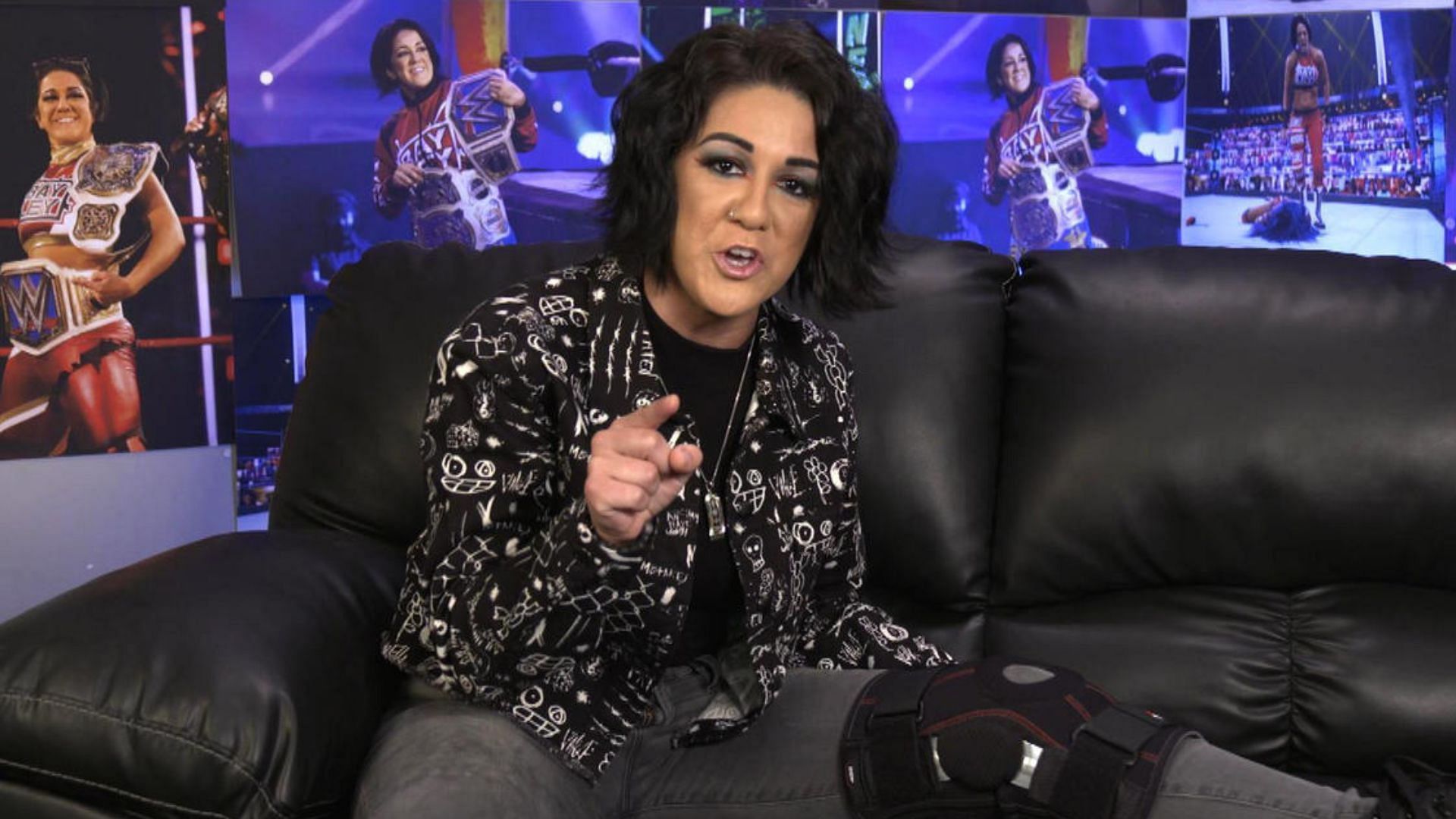 Bayley discussing her injury in the ThunderDome era of WWE