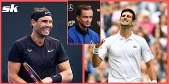"Djokovic, Berrettini & Nadal are favorites to win at Wimbledon" - Daniil Medvedev