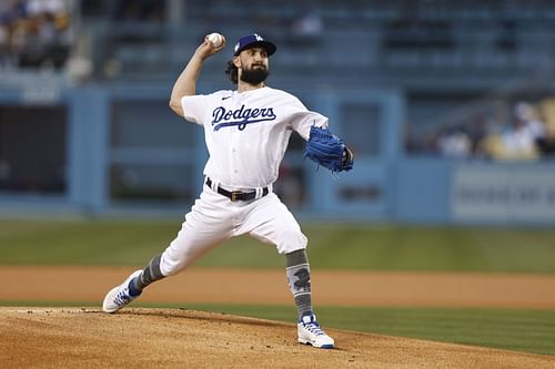 Tony Gonsolin of the Los Angeles Dodgers