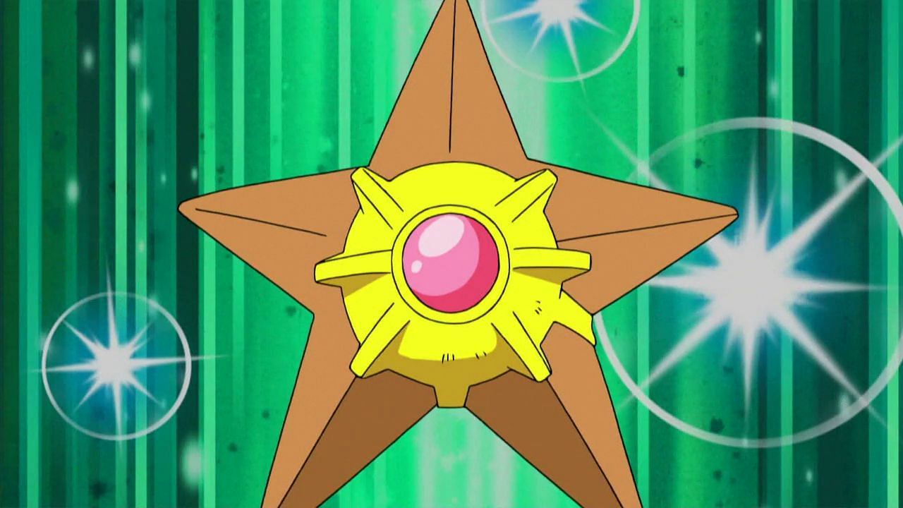 Staryu as it appears in the anime (Image via The Pokemon Company)