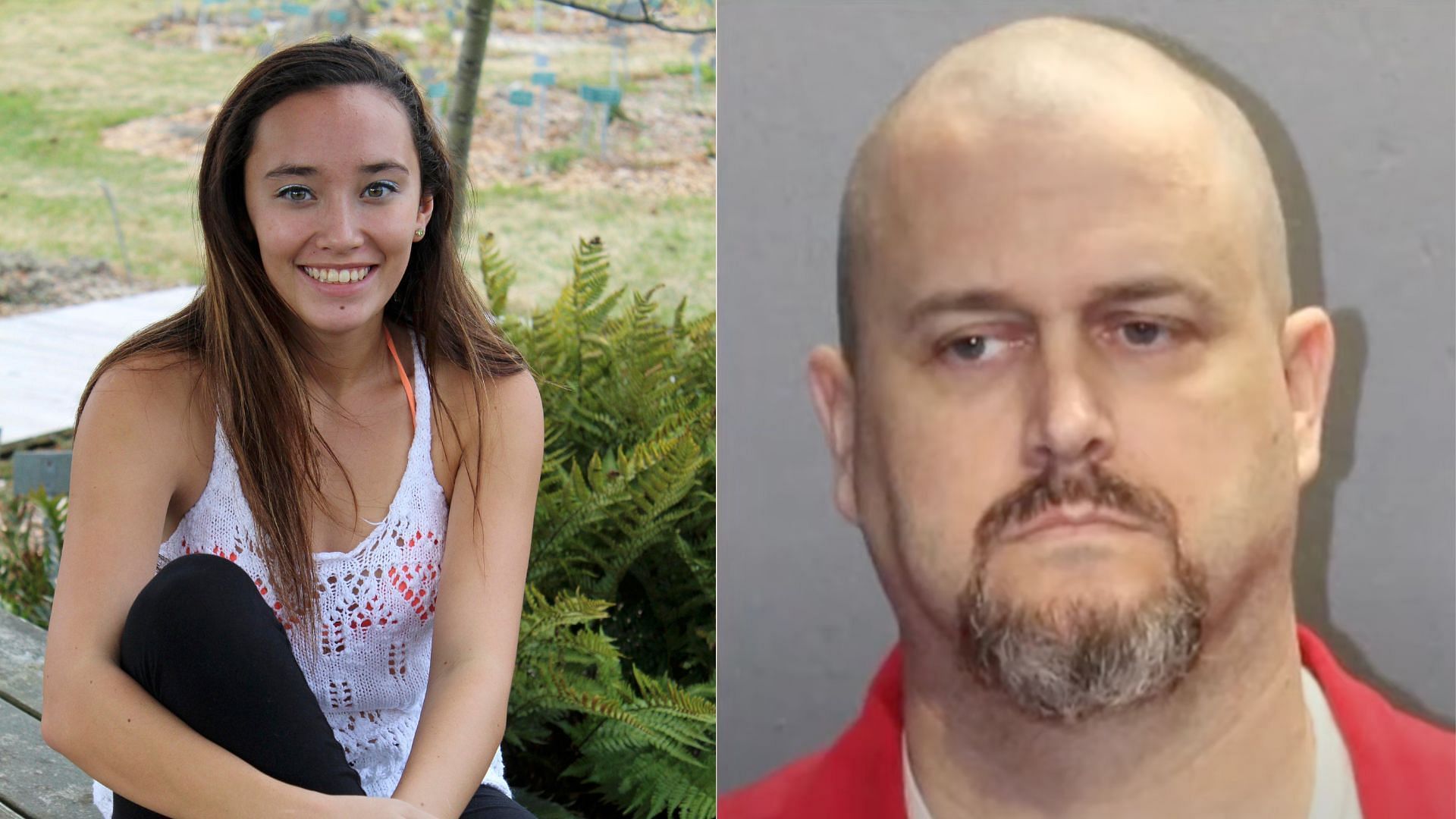 Anjelica &quot;AJ&quot; Hadsell&#039;s step-father, Wesley Hadsell was found guilty of murdering the 18-year-old (Image via @savethename/Twitter, 13News Now/YouTube)