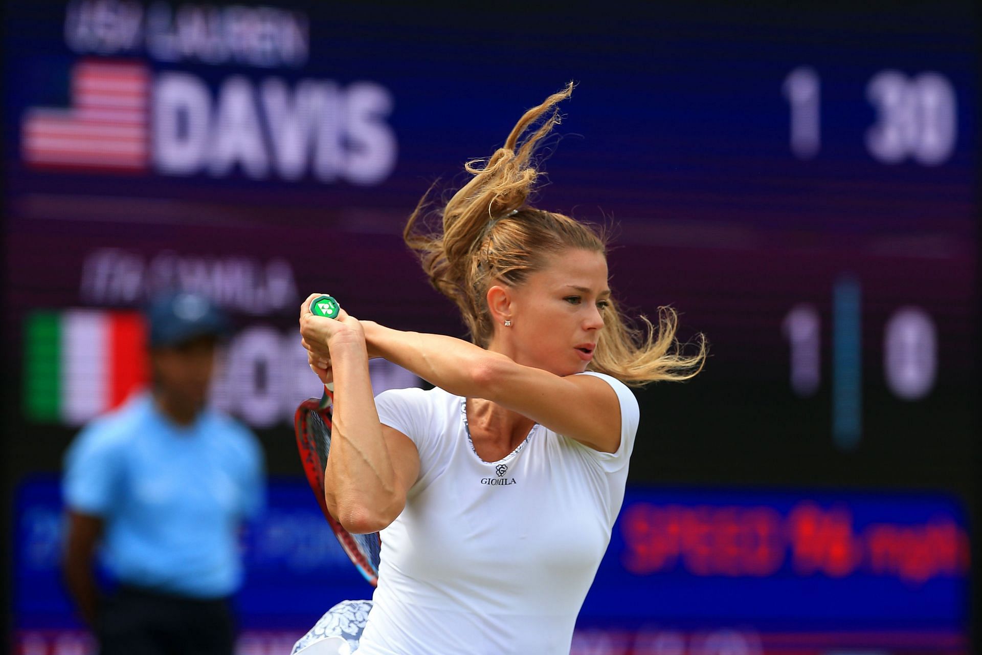 Camila Giorgi reached the semifinals in Eastbourne last year