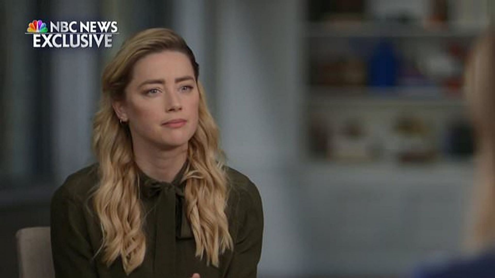 Netizens slam Amber Heard for appearing in exclusive NBC interview following legal loss (Image via NBC)