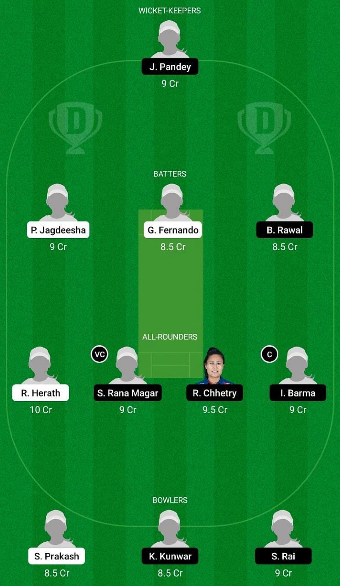 BRN-W vs NP-W Dream11 Fantasy Suggestion #1