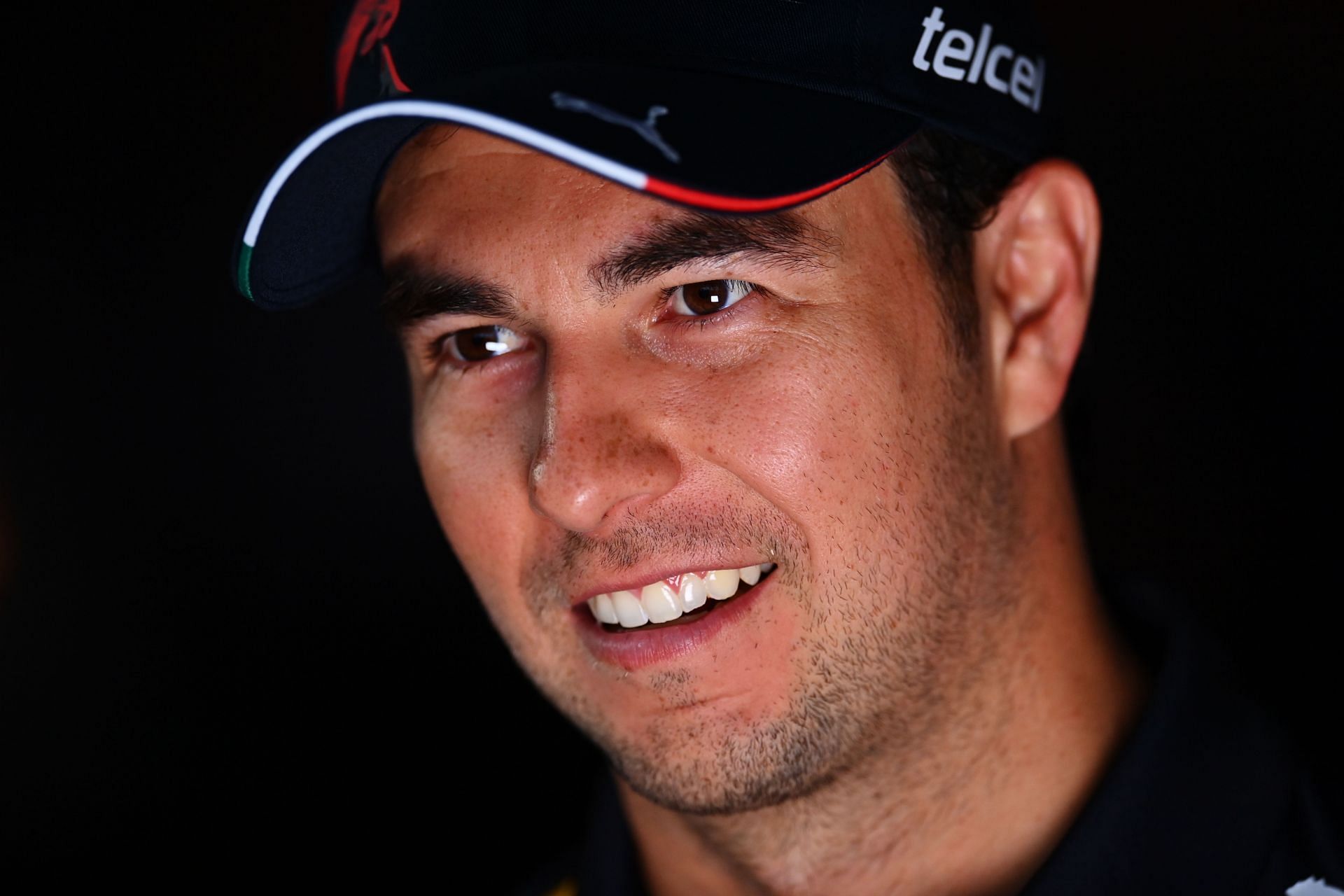 Red Bull driver Sergio Perez after the 2022 F1 Azerbaijan GP qualifying (Photo by Dan Mullan/Getty Images)