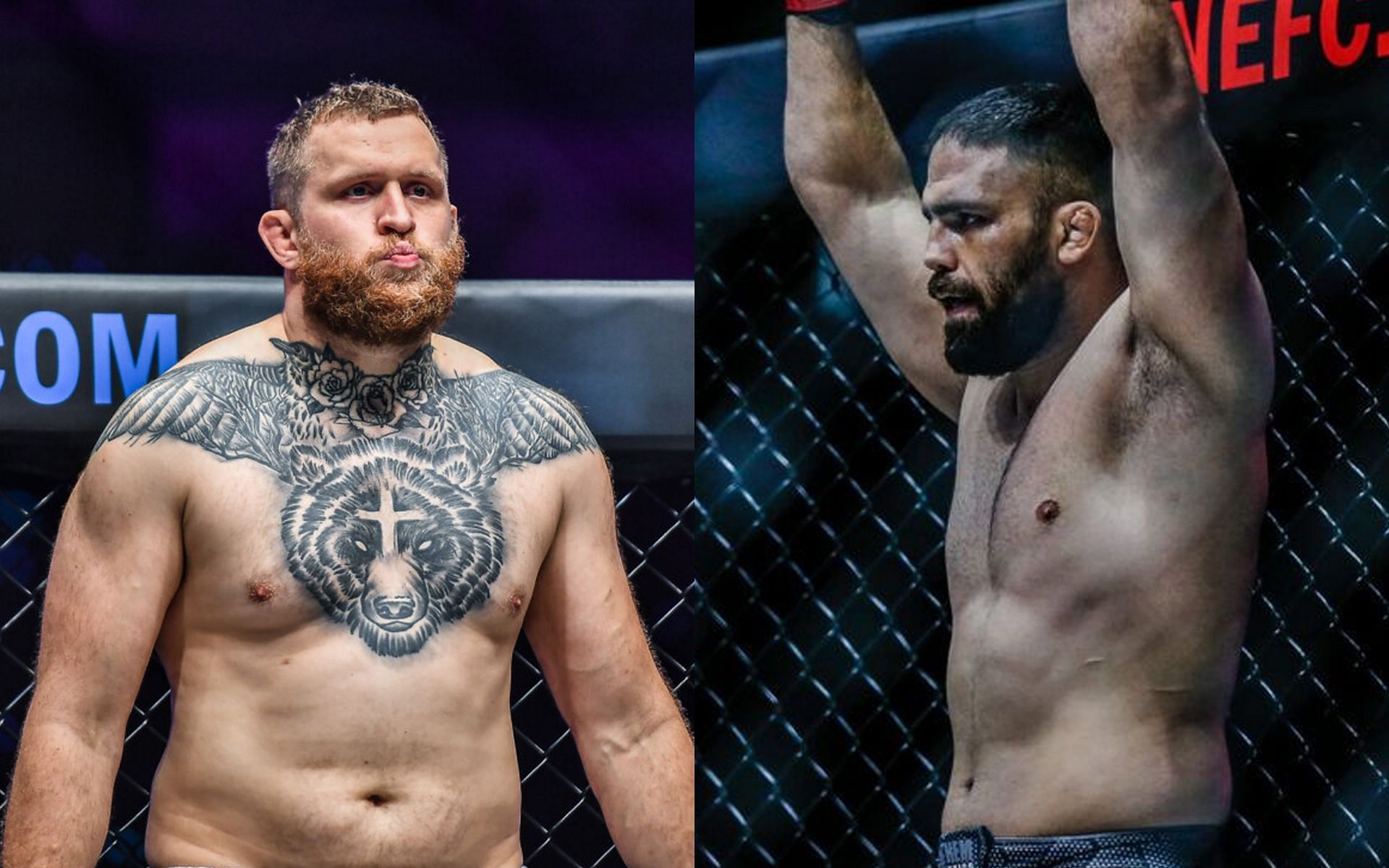 Mehdi Barghi (L) plans to put an end to Odie Delaney&#039;s (R) undefeated run. | [Photos: ONE Championship]