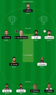 IND vs SA Dream11 Fantasy Tip #1 - 4th T20I.