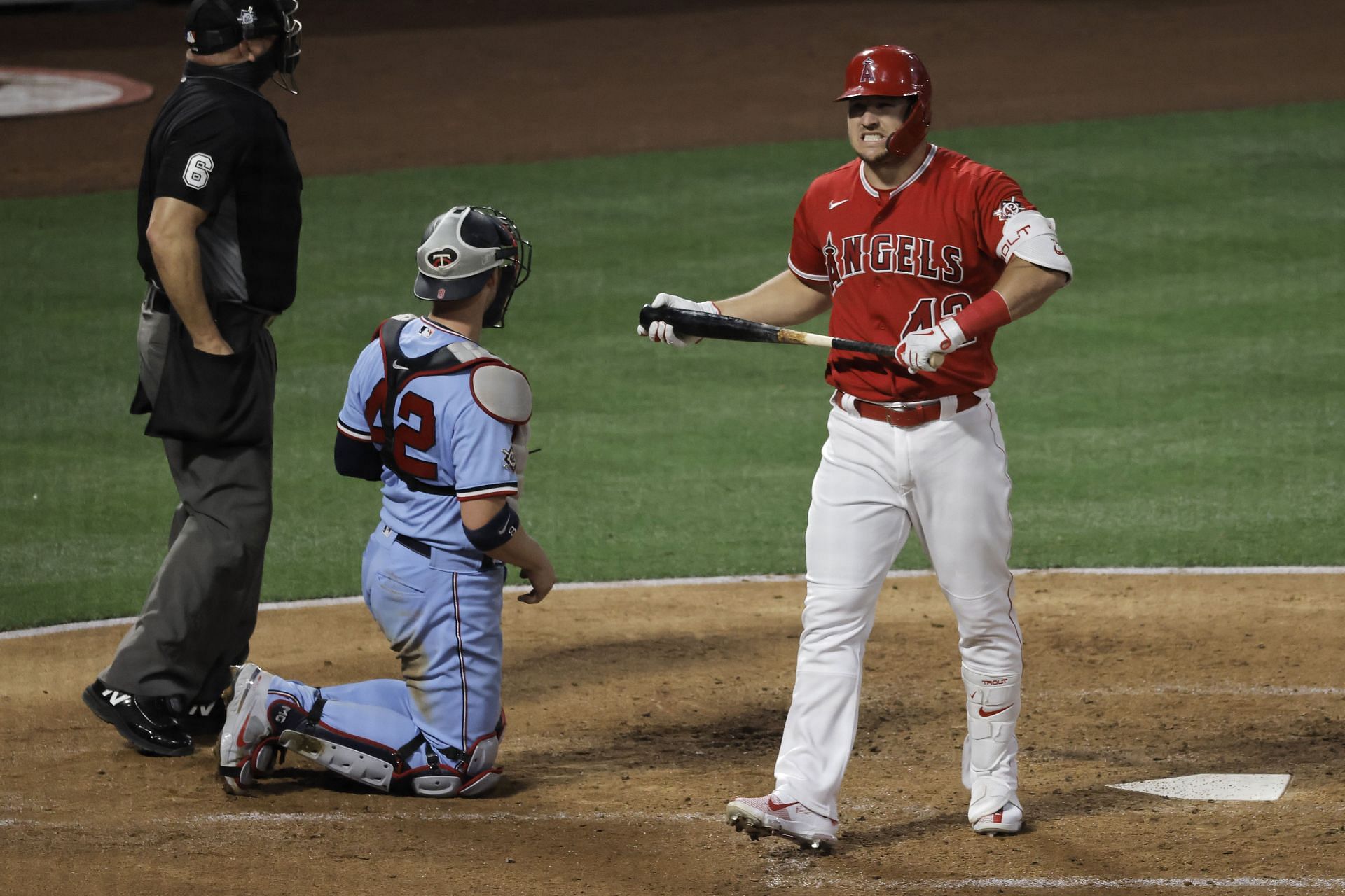 Los Angeles Angels outfielder Mike Trout is batting .114 since May 26.