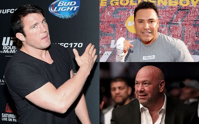 You can't just come to the table with your ego shoved up your a** - Chael Sonnen laughs at Oscar De La Hoya offering to do business with Dana White