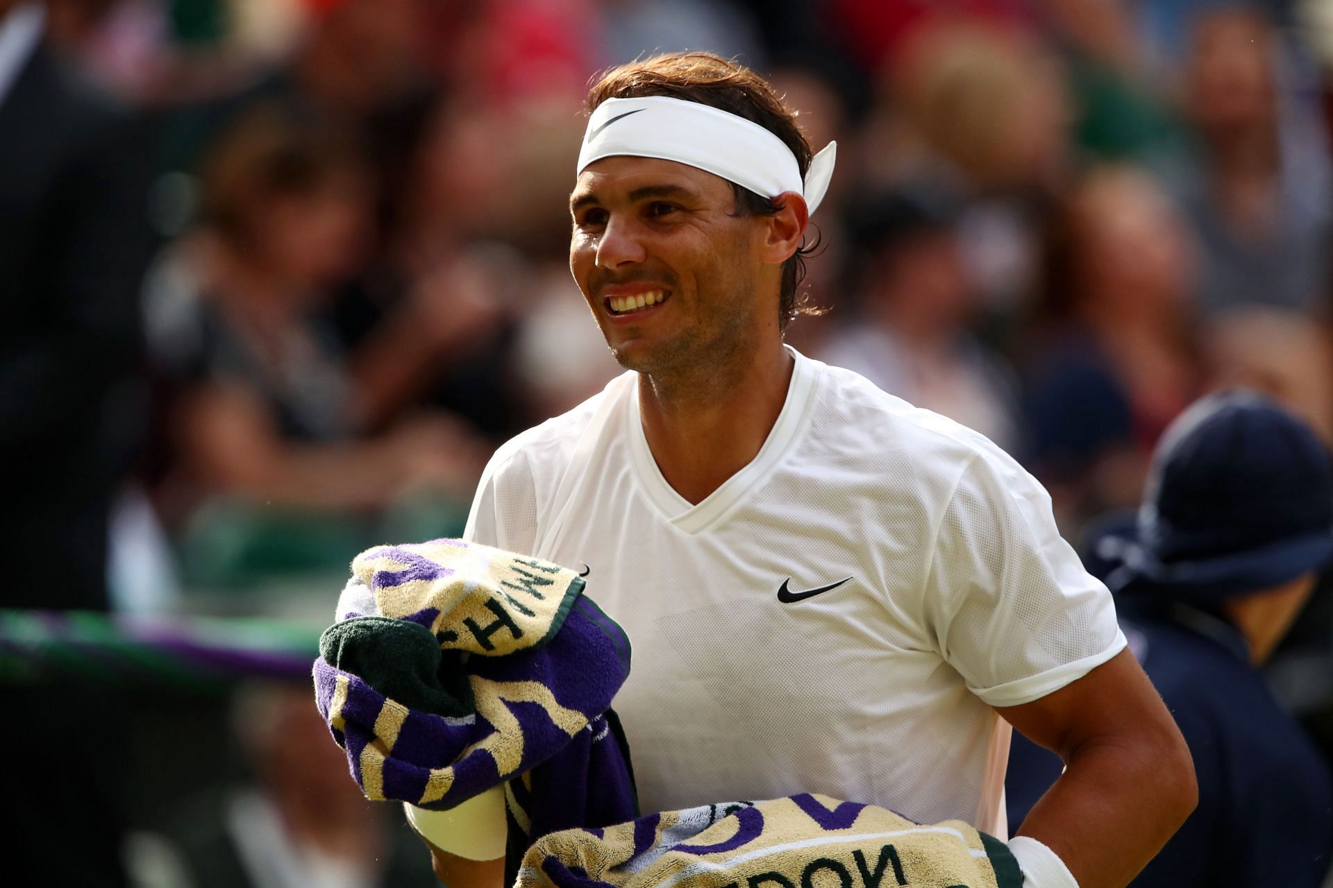 Rafael Nadal is aiming to win his third Wimbledon title.