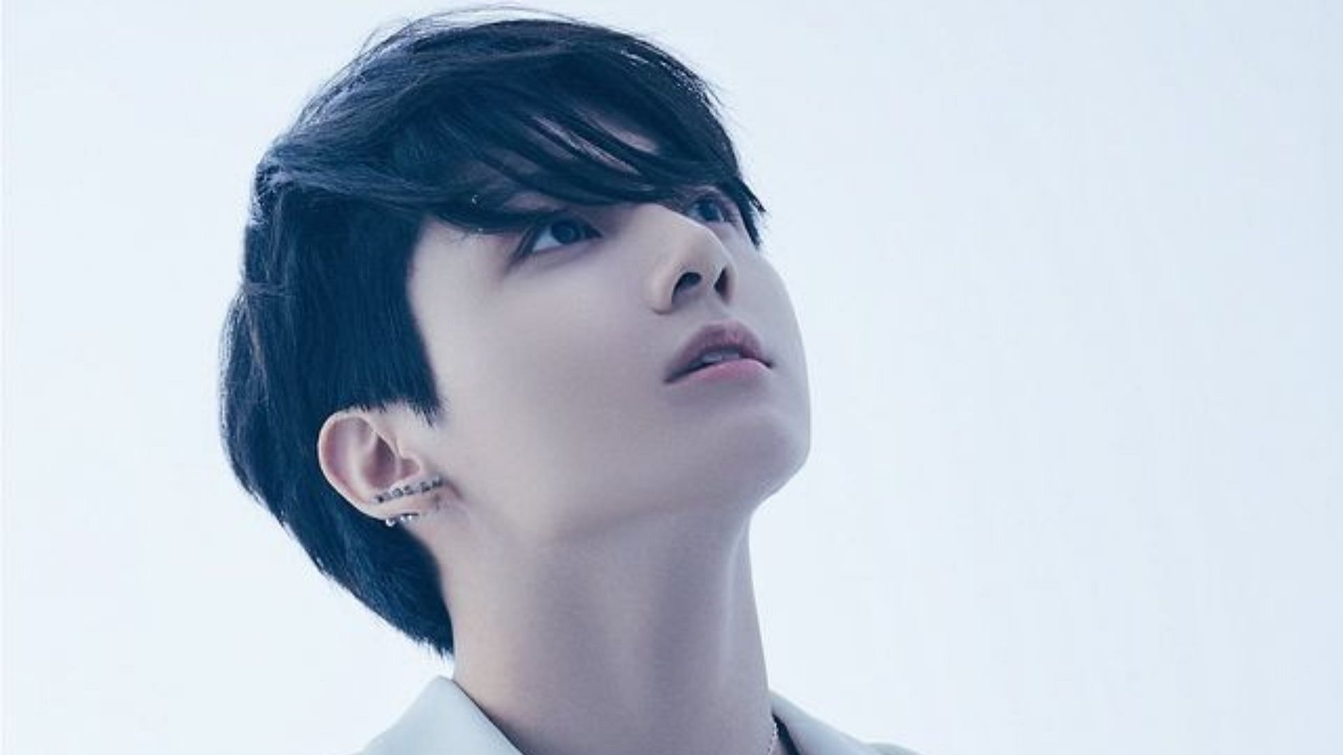 BTS&#039; Jungkook poses for the concept photo of Proof (Image via BIG HIT MUSIC)