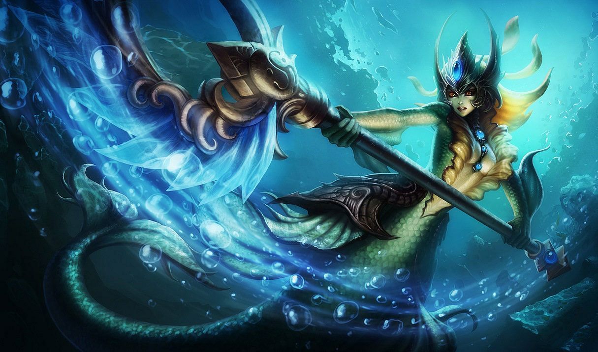 Nami can disrupt enemies really well during fights which can help winning games (Image via League of Legends)