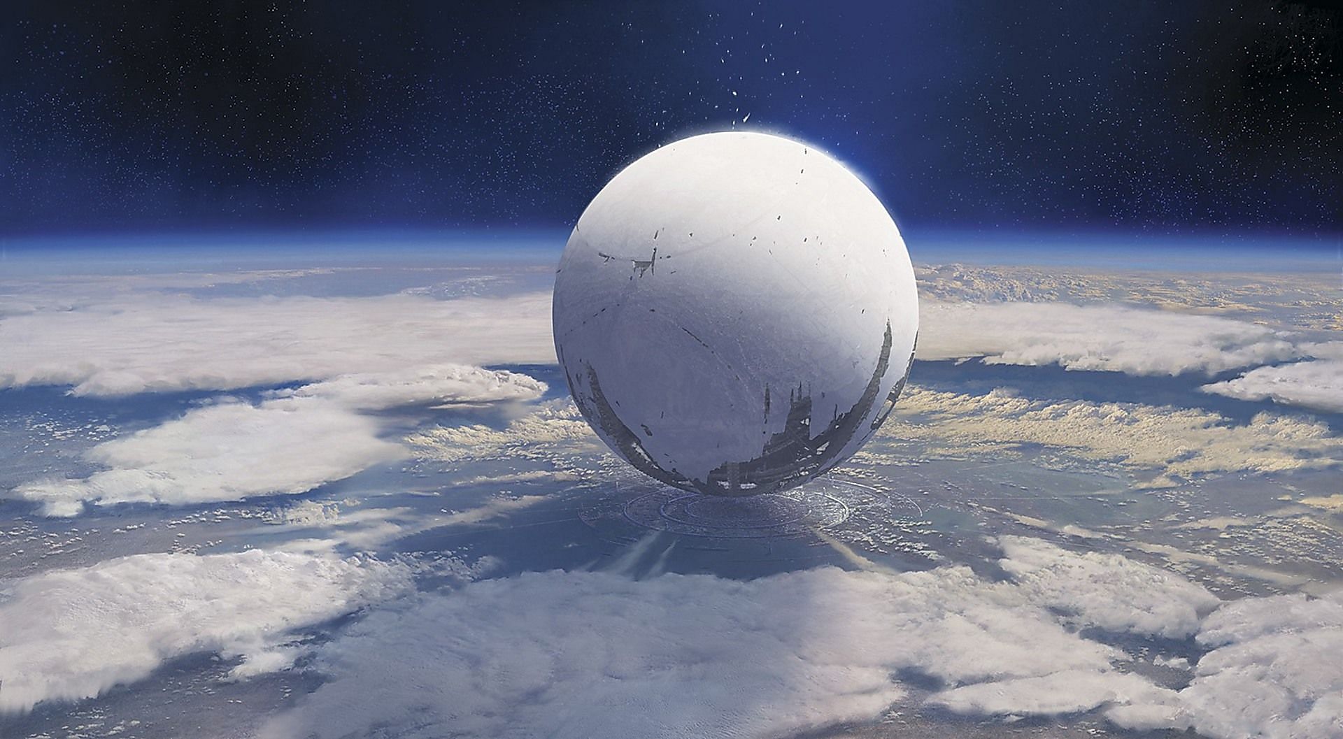 Traveler located within the Last City in Destiny 2 (Image via Bungie)