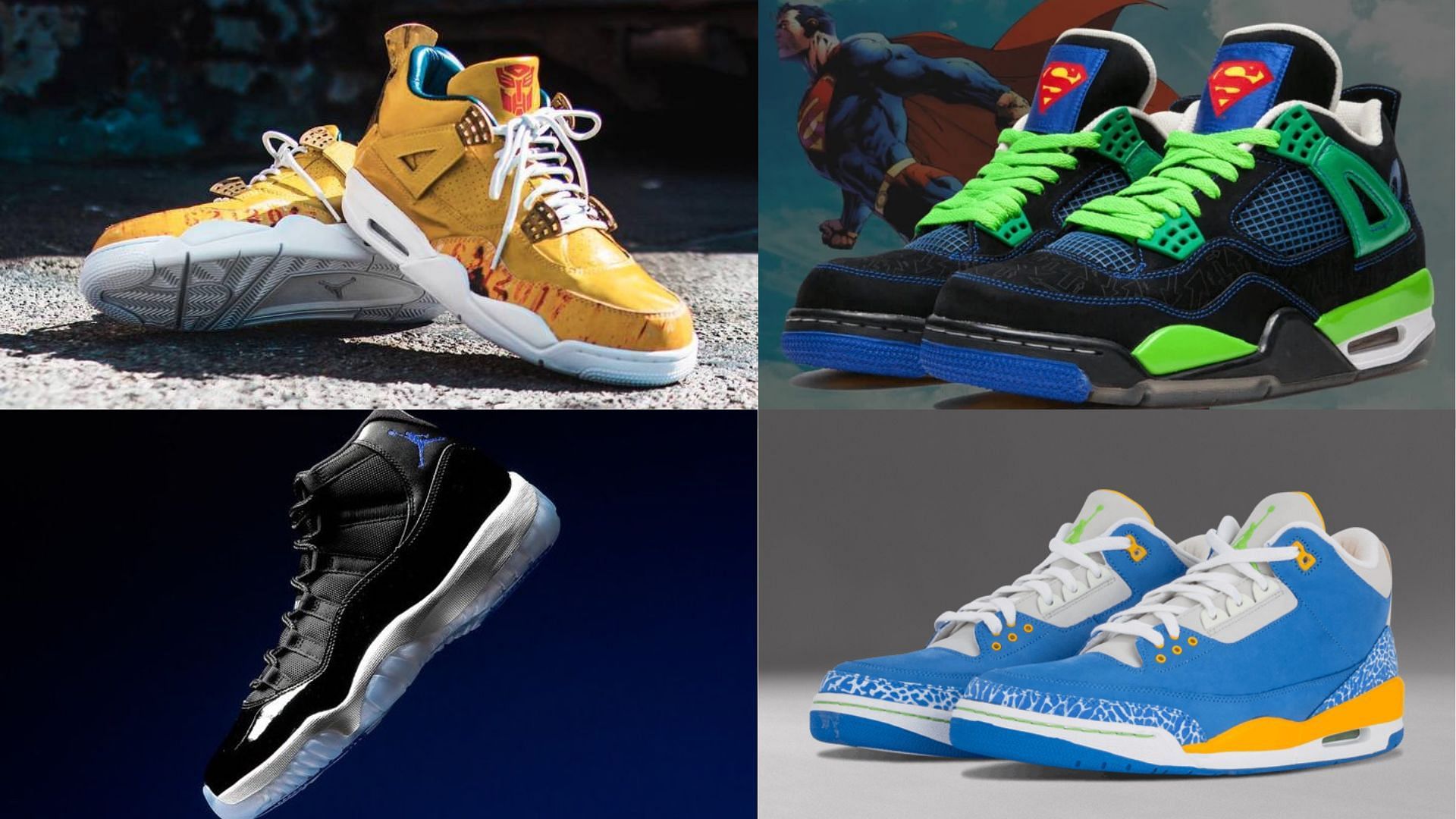 Movie-inspired Air Jordans released over the years (Image via Sportskeeda)