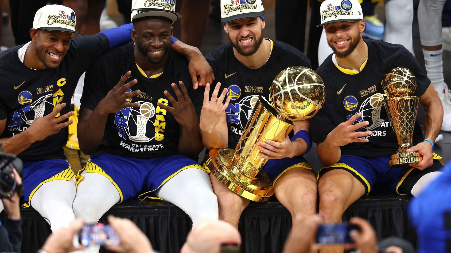 The NBA could see more of these celebrations in the future if Draymond Green is right. [Photo: AS USA]